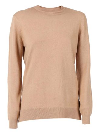 Barbour elbow-patch sweater - women - Wool/Cotton - 12 - Neutrals