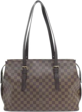 Louis Vuitton Pre-owned Tote Bags, female, Brown, Size: ONE SIZE Pre-owned Canvas louis-vuitton-bags