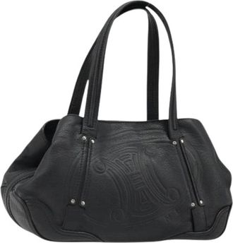 Celine Pre-owned Vintage Hand Bag - Dames - Vintage Handtas - Zwart - ONE Size - Leer - Vintage