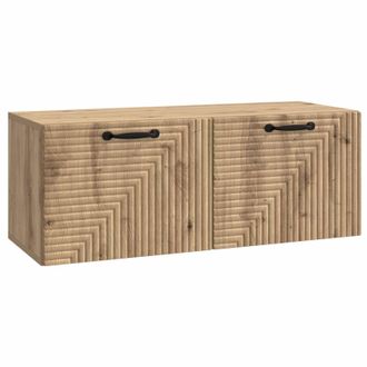 vidaXL Mueble Para Tv De Pared Roble Artesanal 78,5 X 31 X 30 Cm Vidaxl