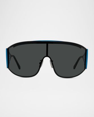 Loewe Men & apos;s Speed Metal Shield Sunglasses