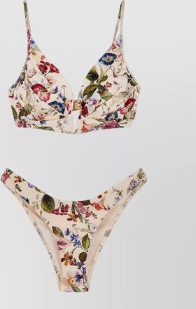 Zimmermann floral-print bikini