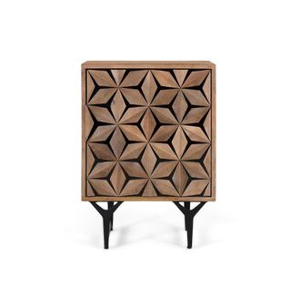 Giner&Colomer Aparador hecho en madera maciza de mango y frontal tallado a mano