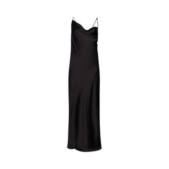 Liu Jo Array Midi Jurk - Dames - Maxi kleedjes - Zwart - L - Kleedjes