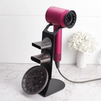 OEM Soporte De Aluminio Para Secador De Pelo De Sobremesa Con Soporte De Almacenamiento - Organizador De Ba&ntilde;o