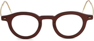 Lindberg Bril met rond montuur - Bruin