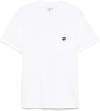 Carhartt Work in Progress Pocket Heart T-Shirt - unisex - Organic Cotton - M - White