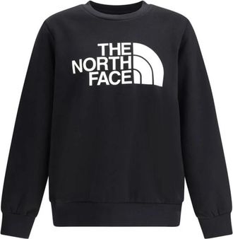 The North Face Logo Katoenen Sweatshirt - Heren - Sportshirts - Zwart - L - Katoen - Fitness