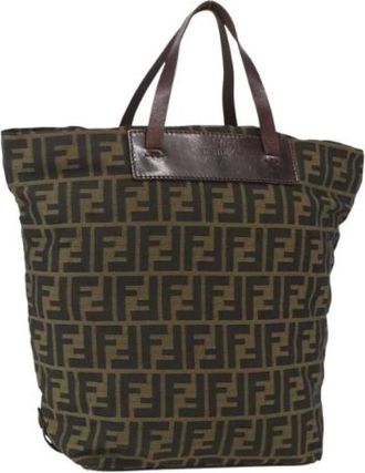 Fendi Pre-owned Tote Bags, female, Brown, Size: ONE SIZE Pre-owned Vintage Tote Bag