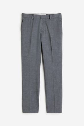 H&M Anzughose in Slim Fit - Dunkelgraumeliert