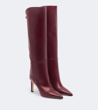 Jimmy Choo London Alizze leather knee-high boots