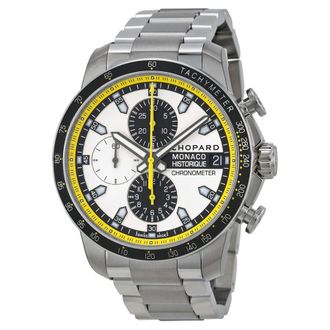 Chopard Pre-owned Chopard Grand Prix De Monaco Historique Chronograph Chronograph Tachymeter White Dial Mens Watch 158570-3001