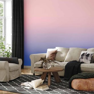 OEM Sfondo Fotografico Pink Dawn - Uno Sfondo Sfumato Dal Rosa Al Blu Freddo
