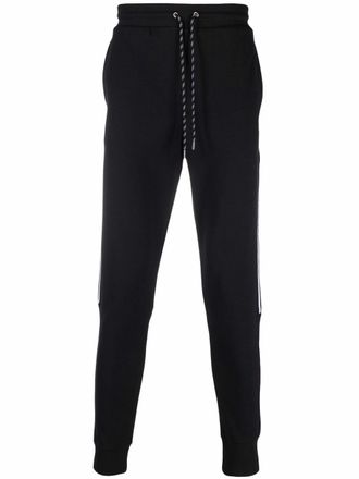 Michael Kors side logo-print track pants - Black