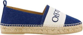 Off-white Bookish Denim Espadrilles - Dames - Espadrilles - Blauw - 40 EU - Denim - Schoenen