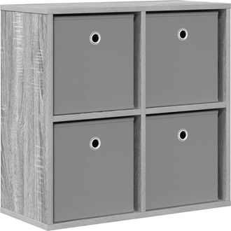 vidaXL Aparador Gris Sonoma 59,5 X 27 X 57 Cm Vidaxl