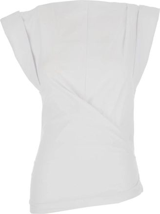 Isabel Marant Maisan T-shirt - Dames - Blouses - Wit - S - Katoen - Overhemden