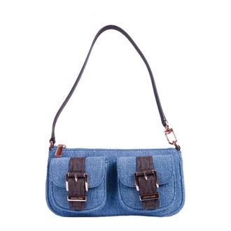 Michael Kors Shoulder Bags, female, Blue, Size: ONE SIZE Pochette piccola convertibile