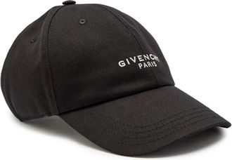 Givenchy Logo-embroidered Cnavas cap - Black - One Size