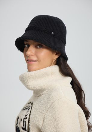 Luhta Outdoorhut LUHTA LUHTA NOROLA, Damen, schwarz (basic schwarz), Obermaterial: 43% Polyacryl, 30% Polyester, 27% Polyamid, H&uuml;te Outdoorhut, Fischerhut-D