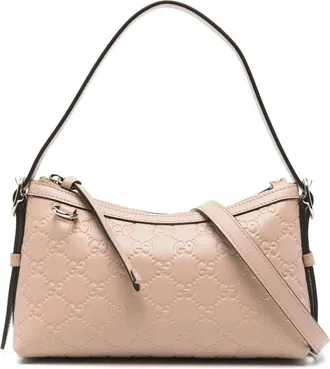 Gucci Small GG-embossed Zip Shoulder Bag