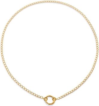 Monica Vinader Capture chain-link necklace - women - Recycled Silver/Recycled 18kt Gold Vermeil - One Size