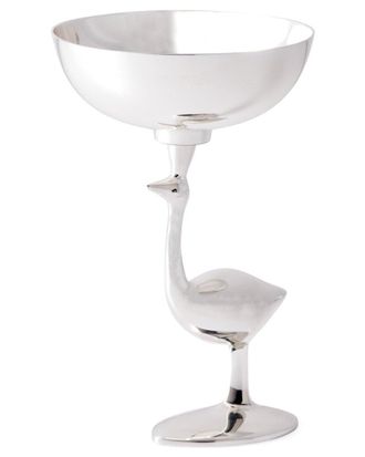 Jonathan Adler Silver Plated Candle Holder