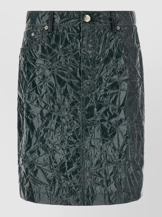 Marni wrinkled-effect skirt
