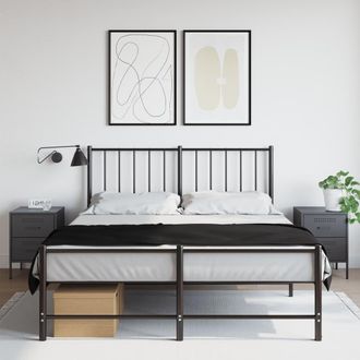 Berkfield Home Bedside Cabinets 2 pcs Anthracite 36x39x50.5 cm Steel in Black