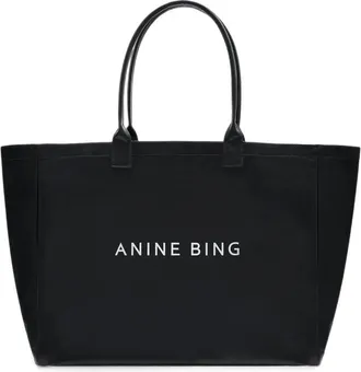 Anine Bing Leo Coated Canvas Tote