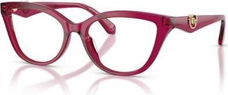 Michael Kors 54mm Cat Eye optical glasses in Violet at Nordstrom