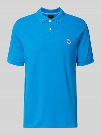 Paul Smith Regular Fit Poloshirt mit Knopfleiste in Blau, Gr&ouml;&szlig;e XL