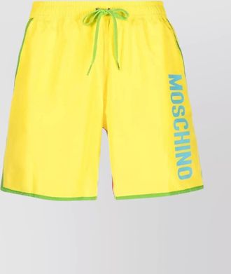 Moschino elasticated waistband thigh-length swimwear