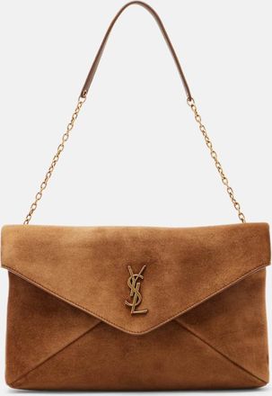 Saint Laurent Cassandre Large suede shoulder bag