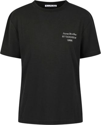 Acne Studios Heren, Tops, Zwart, Maat: S/M Katoen