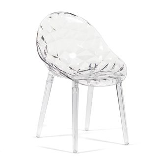 Siediti Fuori e Dentro Conjunto de 2 sillas en policarbonato transparente