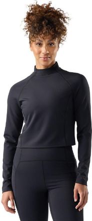 Smartwool Womens Active Merino Movement Mock Neck Black XL