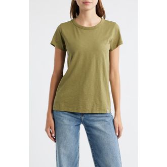 Rag & Bone The Slub Cotton T-Shirt in Olive at Nordstrom Rack, Size Xx-Small