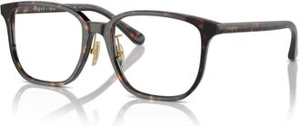 Vogue Eyewear Stijlvolle brilmonturen in Havana kleur - unisex - Brillen - Bruin - 55 MM - Accessoires