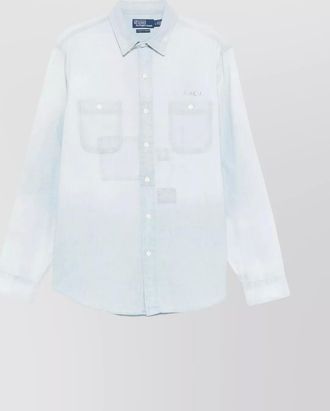 Ralph Lauren long sleeve shirt featuring logo and pockets