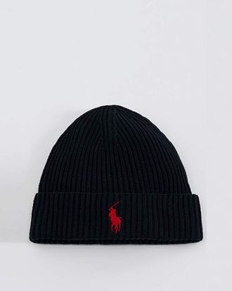Polo Ralph Lauren Classic Beanie - Black