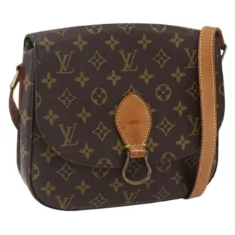 Louis Vuitton Pre-owned Cross Body Bags, female, Brown, Size: ONE SIZE Pre-owned Vintage Canvas Cross Body Bag