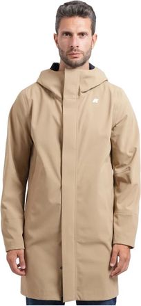K-Way Thomas Bonded Jacket - Heren - Parka Jassen - Beige - 2XL - Polyester - Jassen