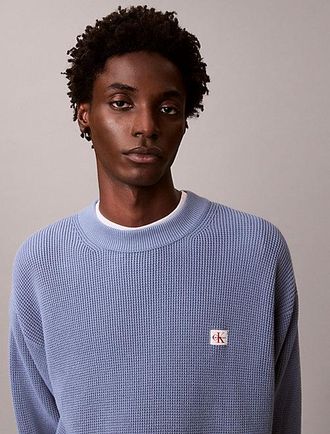 Calvin Klein Cotton Waffle Knit Jumper