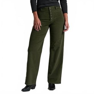 K&uuml;hl Lydia Corduroy Wide Leg Pants In Dark Moss