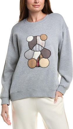 Vintage Havana Bear Patchwork Sweatshirt
