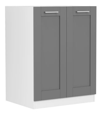 ebuy24 Gabinete De Cocina Vcm Dimensiones Aprox. Al. 82 X An. 60 X. T. 46 Cm Gabinete Inferior Con Dos Puertas Giratorias En Estilo Casa De Campo Muebles De 