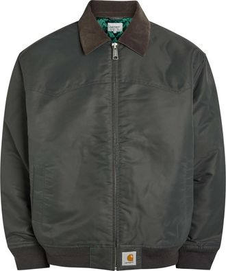 Carhartt Work in Progress Santa Fe Alumni Nylon-twill Jacket - Charcoal - XL