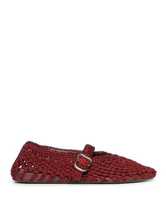 Alaia Satin Cord Flats