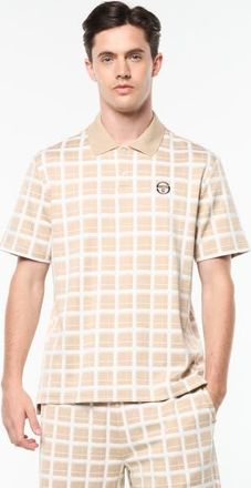Sergio Tacchini Damarindo Check Polo in Humus at Nordstrom, Size Xxx-Large